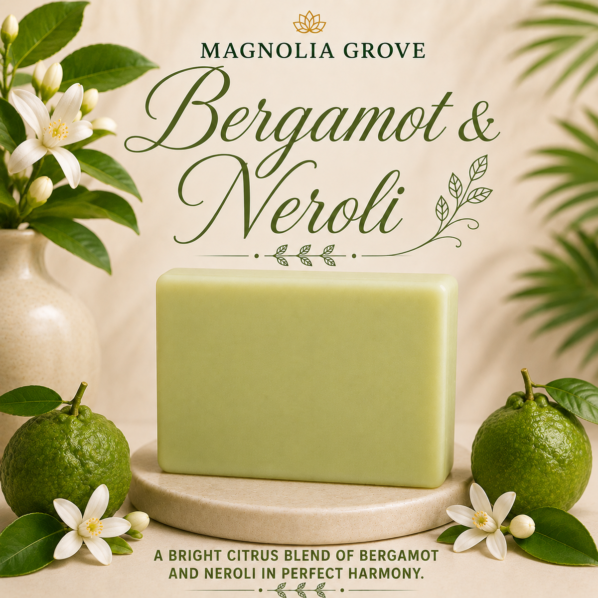 Bergamot & Neroli - Glycerin & Goat Milk Soap