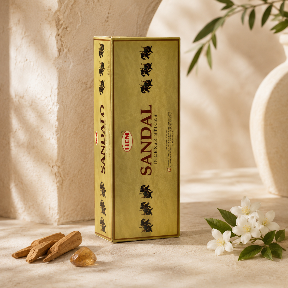 HEM Sandal Incense Sticks – 20 Count