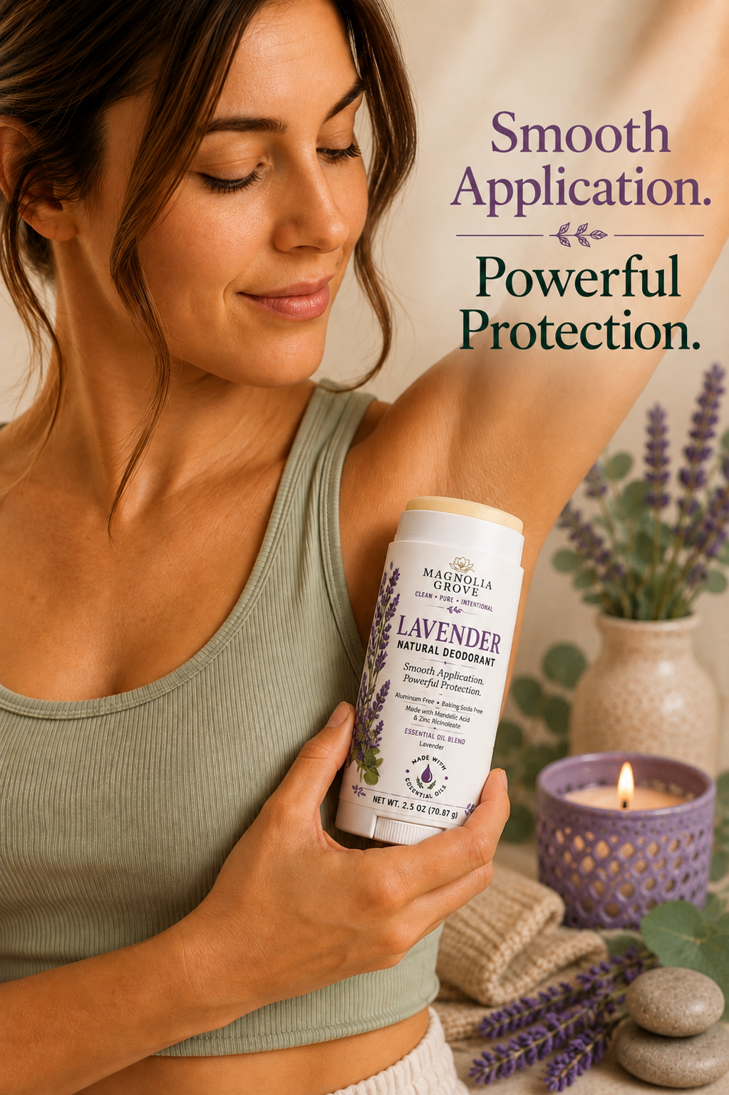 Lavender Natural Deodorant formula information