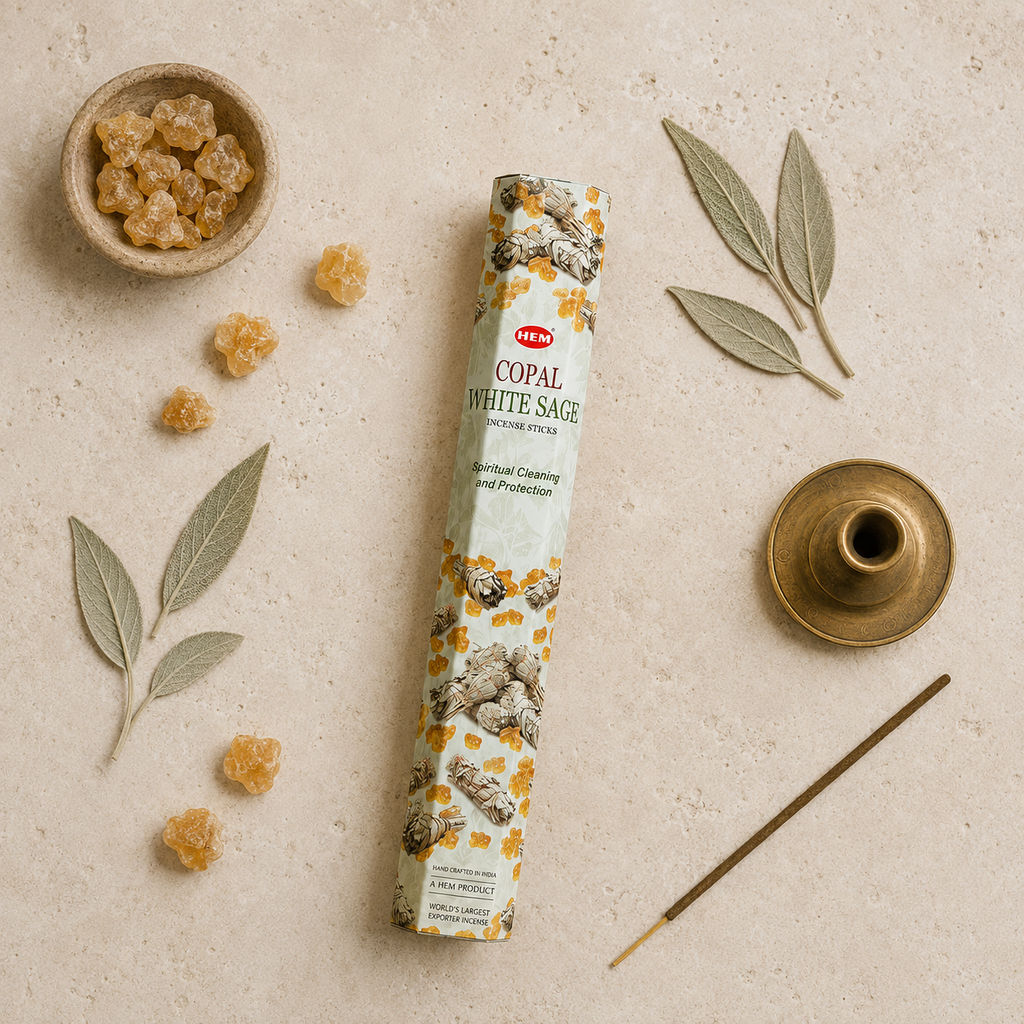 HEM Copal White Sage Incense Sticks – 20 Count