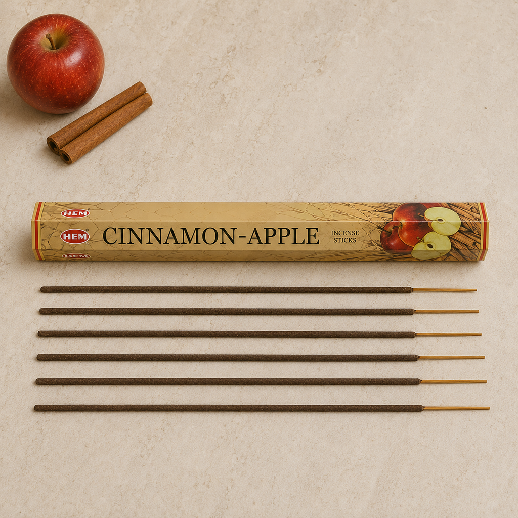 HEM Cinnamon Apple Incense Sticks – 20 Count