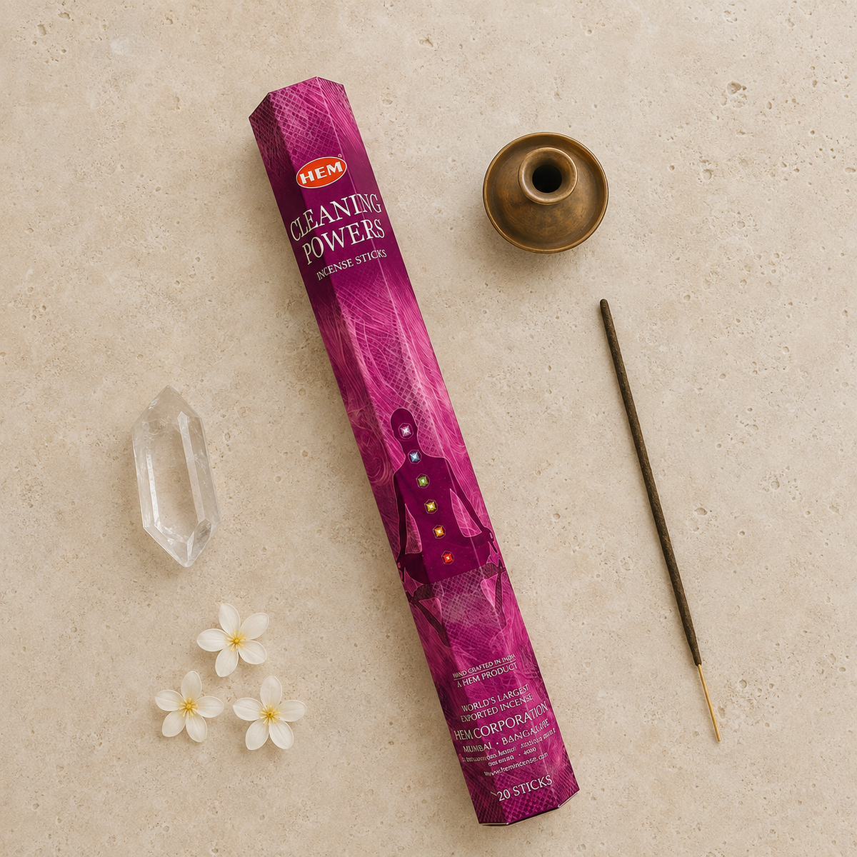 HEM Cleaning Powers Incense Sticks – 20 Count