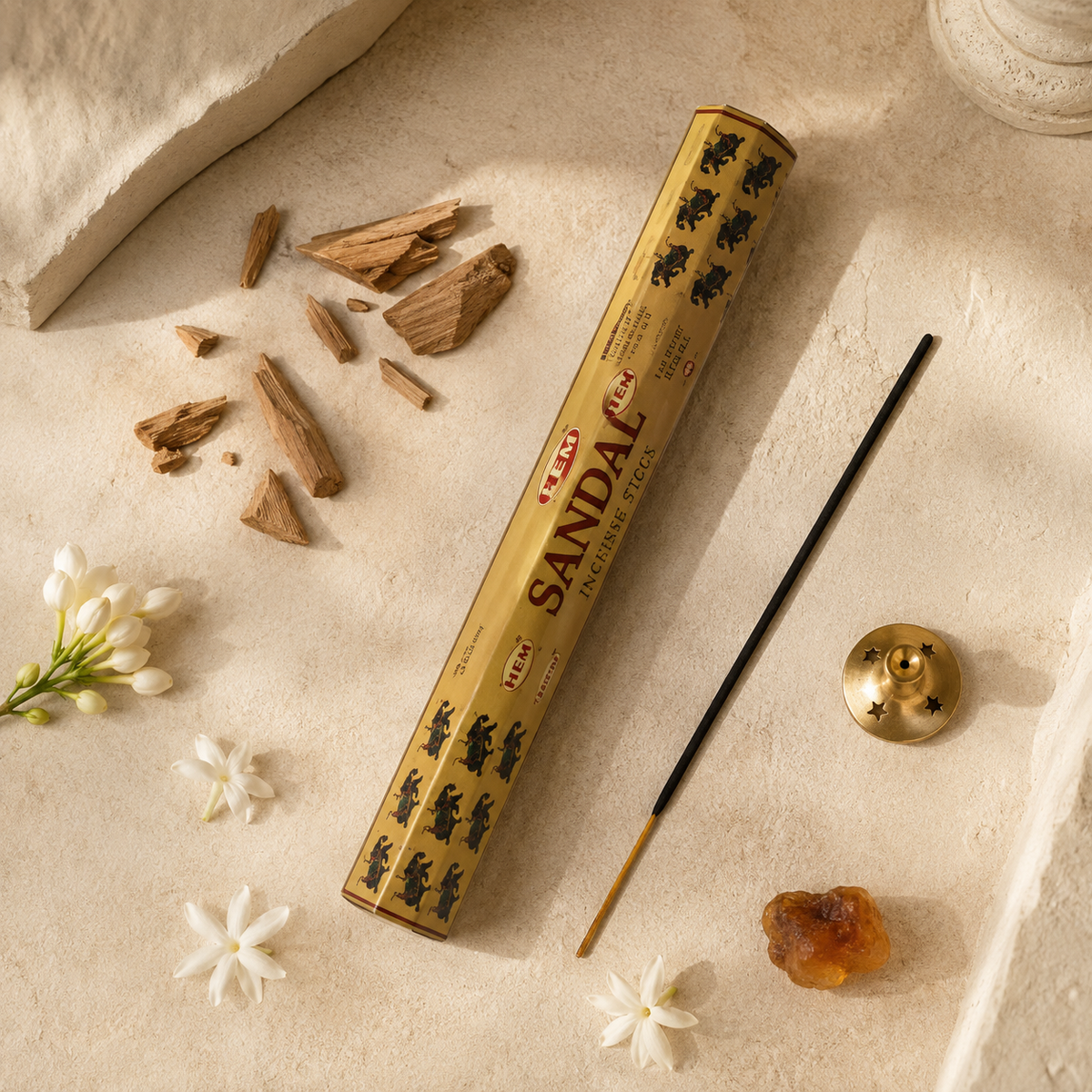 HEM Sandal Incense Sticks – 20 Count