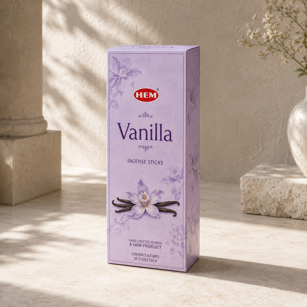 HEM Vanilla Incense Sticks – 20 Count
