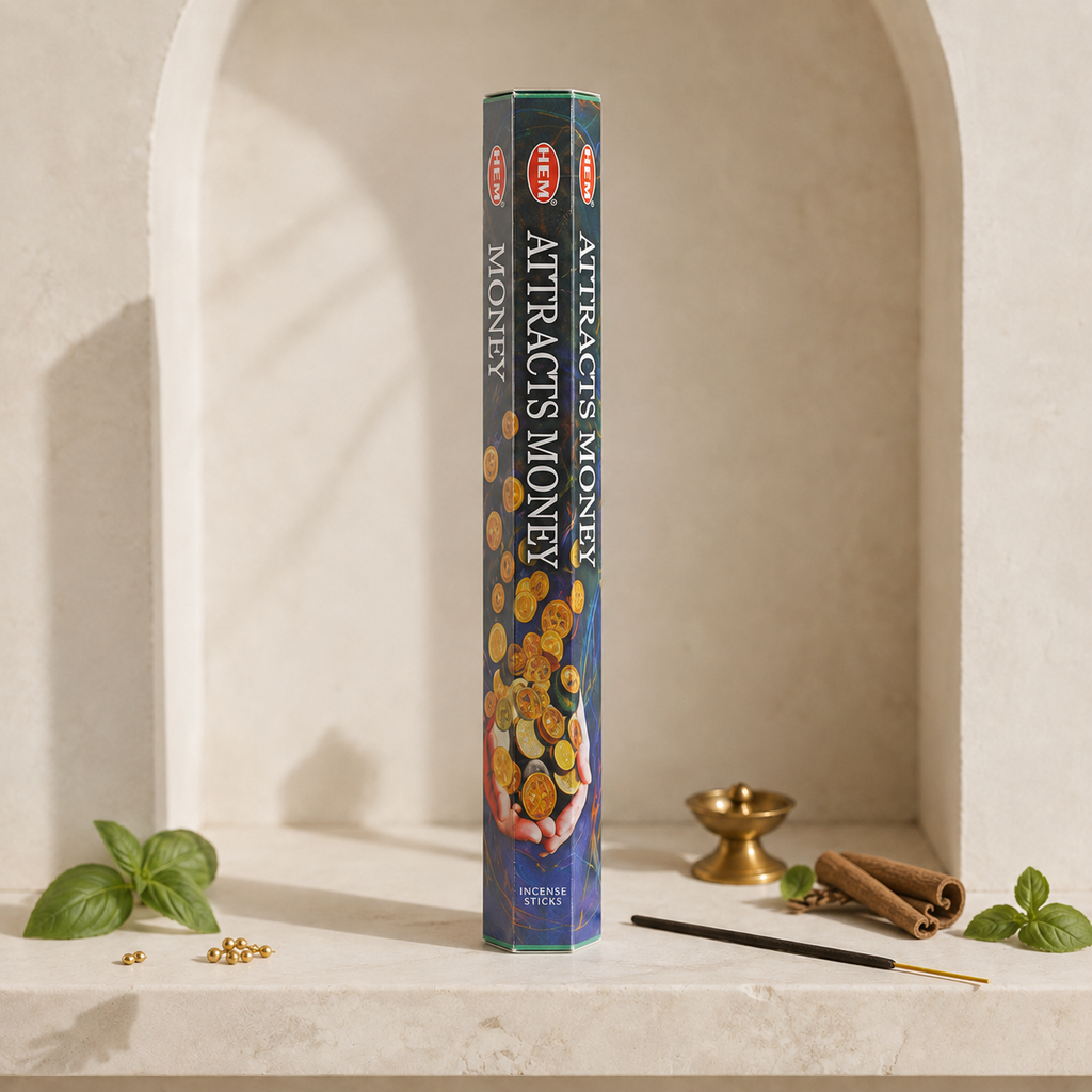HEM Attracts Money Incense Sticks – 20 Count