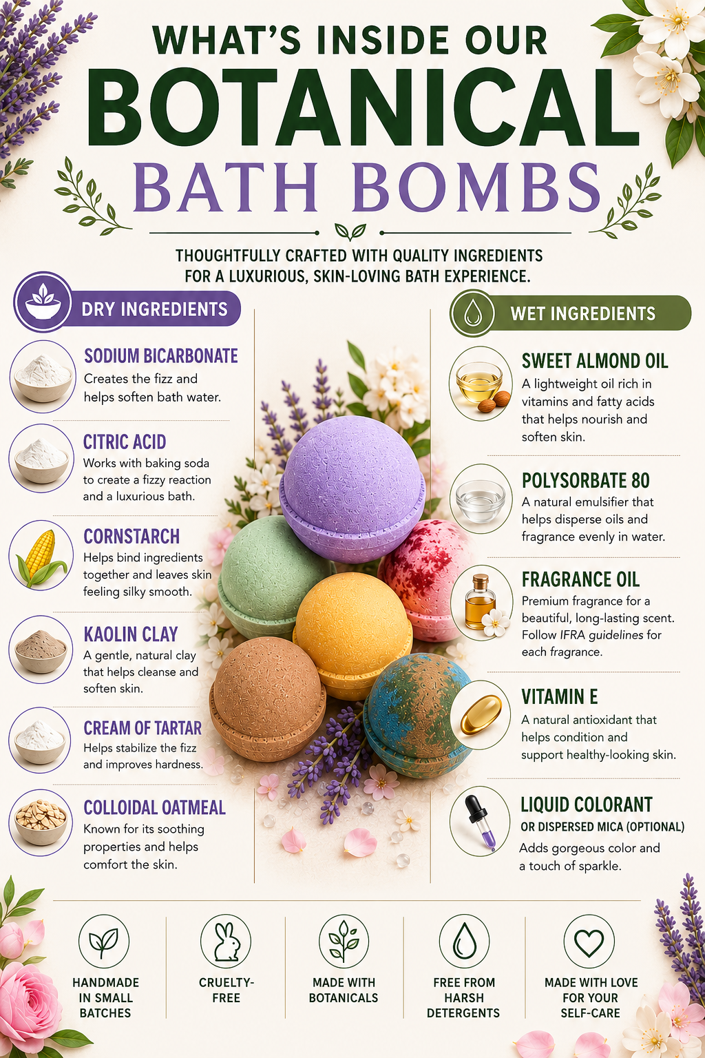 Warm Vanilla Sugar - Bath Bomb