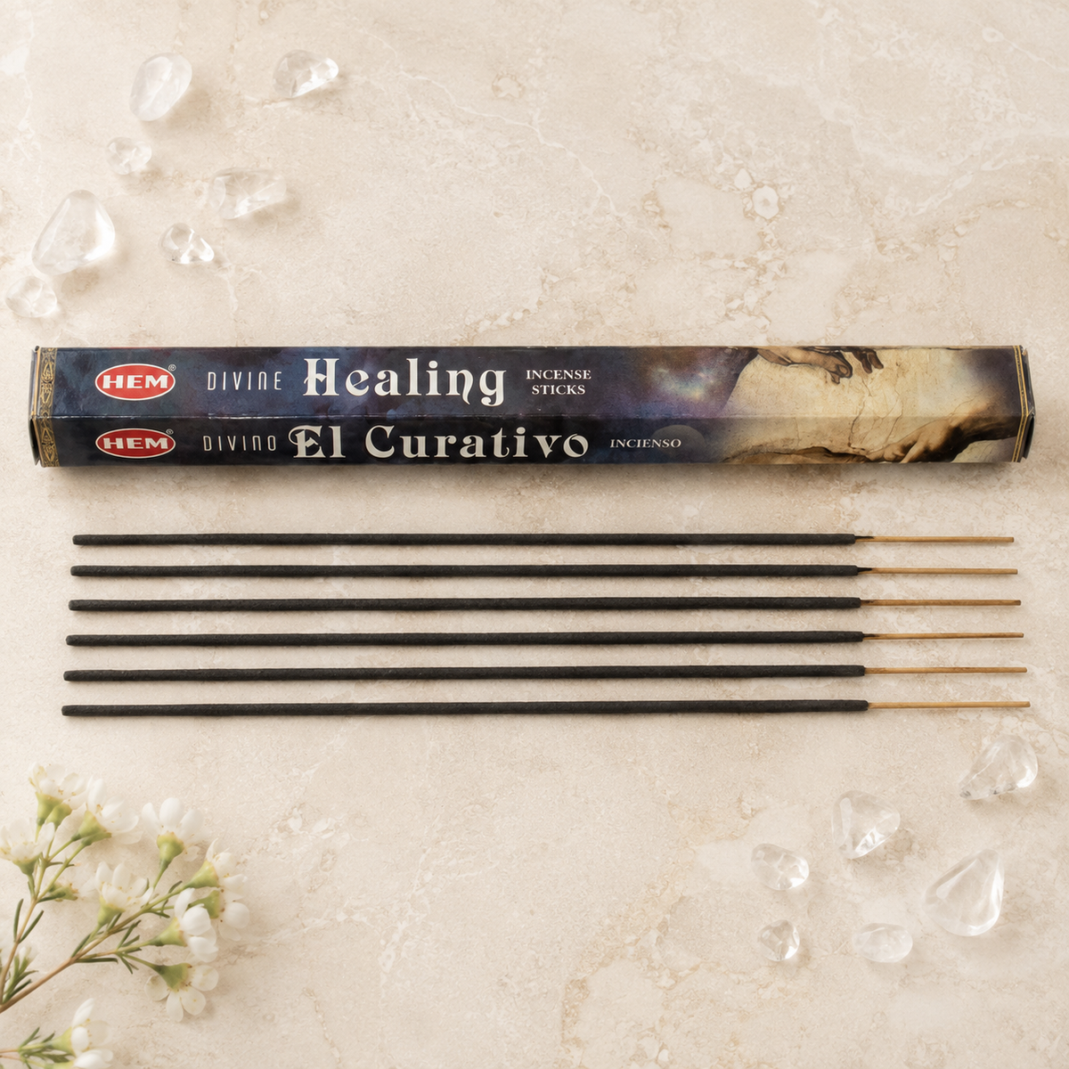 HEM Divine Healing Incense Sticks – 20 Count