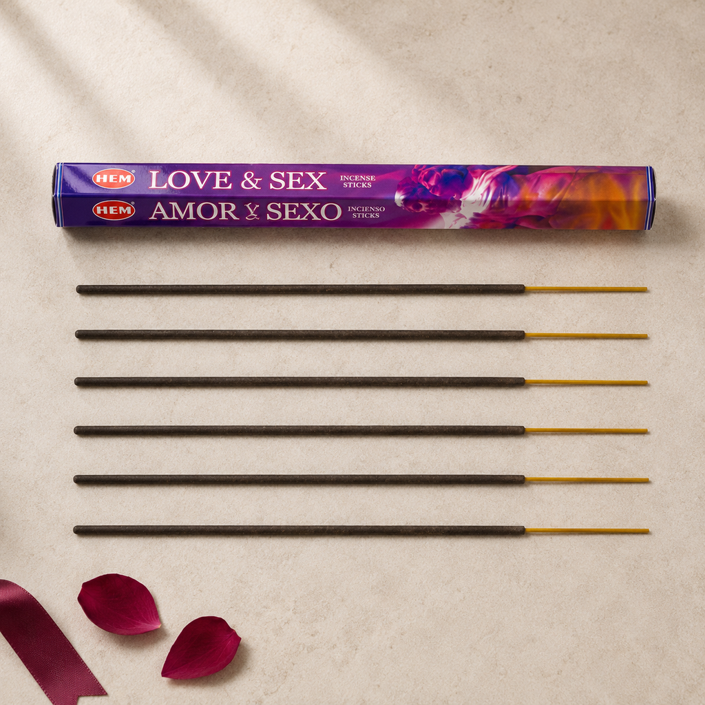 HEM Love &amp; Sex Incense Sticks – 20 Count