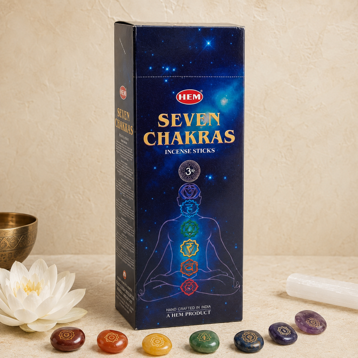HEM Seven Chakras Incense Sticks – 20 Count