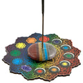 Seven Chakra Incense Stick Burner – 4"D – Sold Individually — view 1