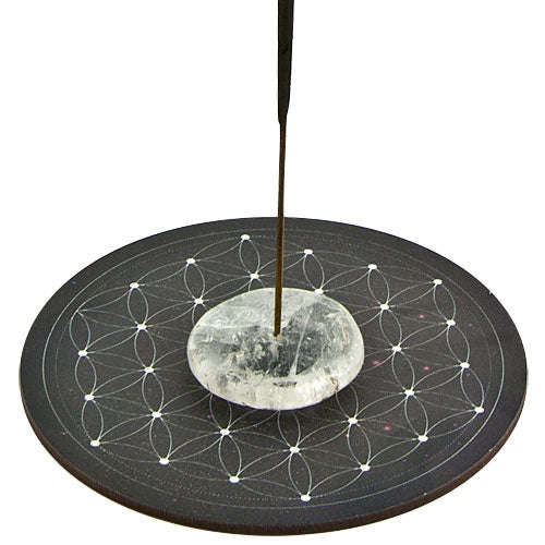 Flower of Life Incense Stick Burner – 4"D – Sold Individually — view 1
