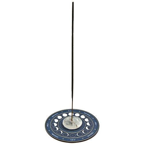 Moon Phase Incense Stick Burner – 4"D – Sold Individually — view 2