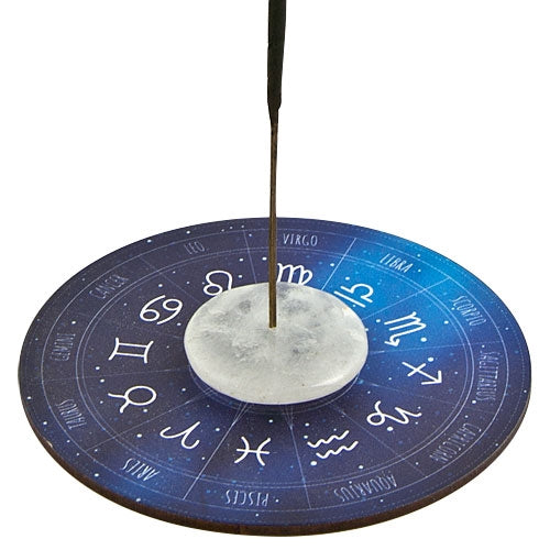 Zodiac Incense Stick Burner – 4"D – Sold Individually — view 1
