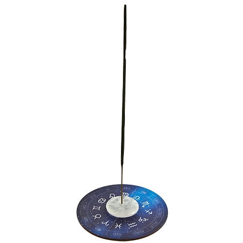 Zodiac Incense Stick Burner – 4"D – Sold Individually — view 2