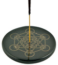 Metatron in Gold Incense Stick Burner/Altar Tile – 3"D – Sold Individually — view 1