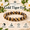 Gold Tiger Eye 8mm stretch bracelet hero