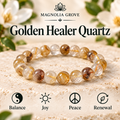 Golden Healer Quartz 8mm stretch bracelet hero