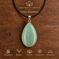 Green Aventurine drop pendant — main