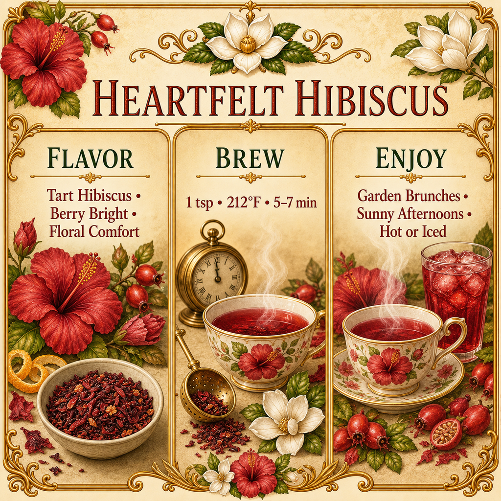 Heartfelt Hibiscus flavor, brewing, and serving guide