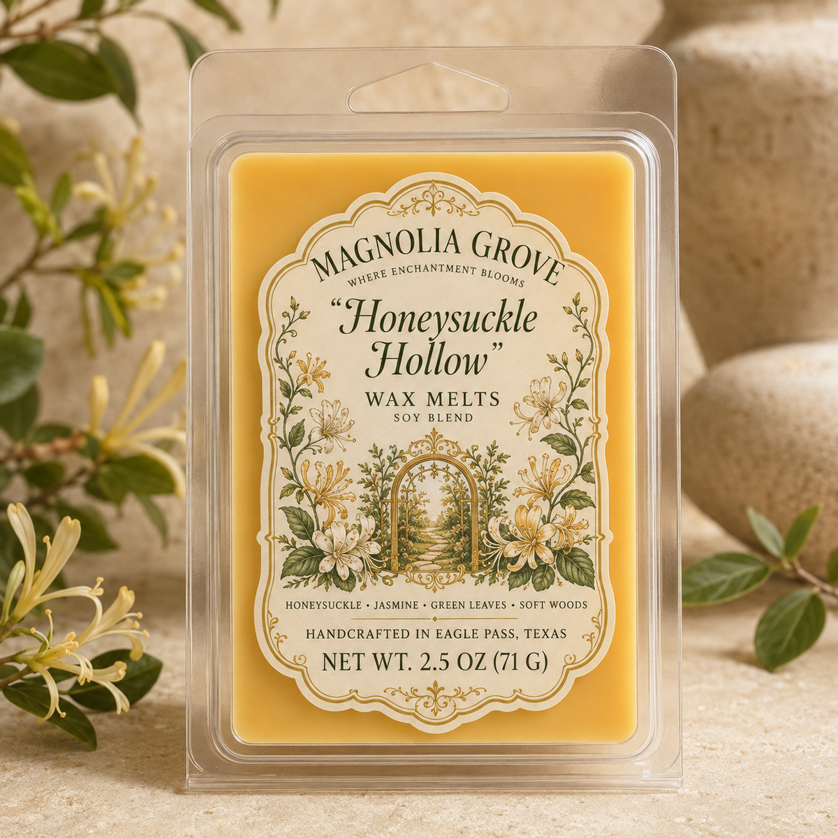 Magnolia Grove Honeysuckle Hollow Wax Melts