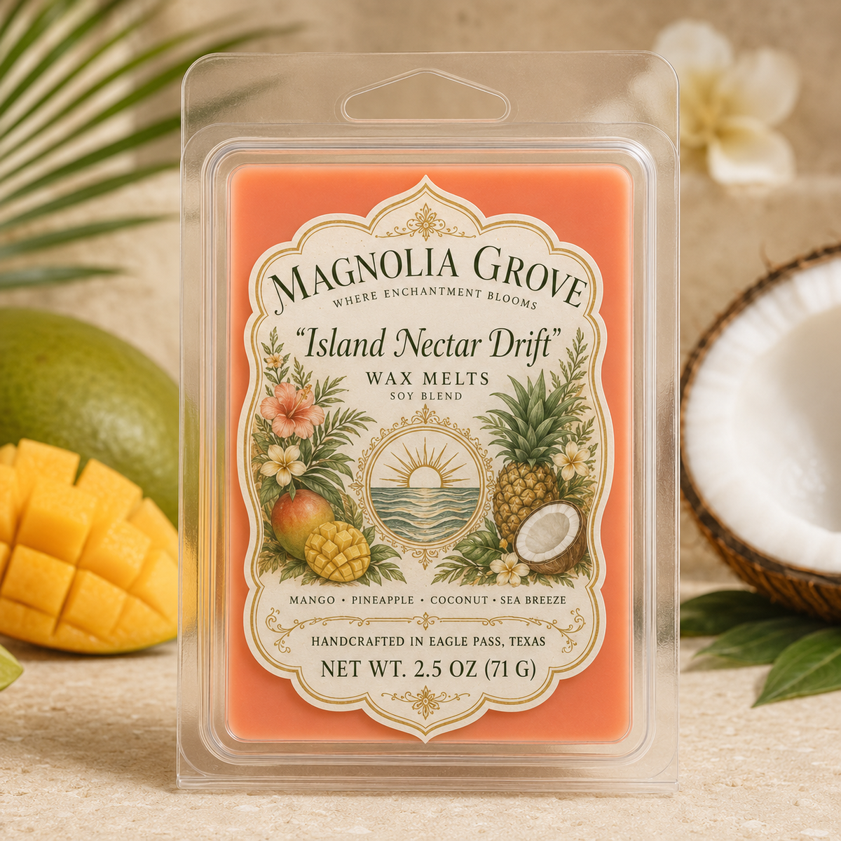Magnolia Grove Island Nectar Drift Wax Melts