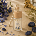 Lapis Lazuli Car Air Freshener — 8 mL glass bottle with wood cap
