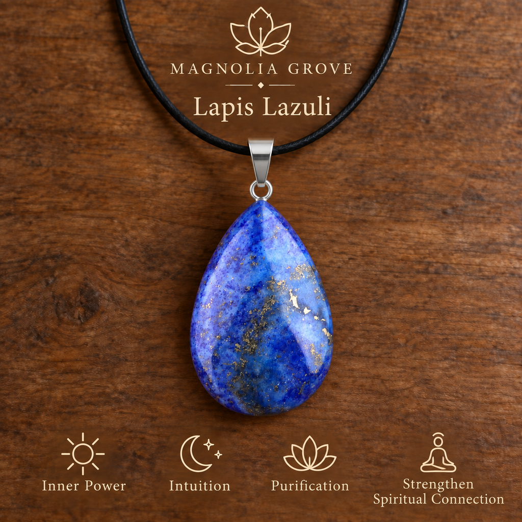 Lapis Lazuli drop pendant — main