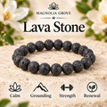 Lava Stone 8mm stretch bracelet hero