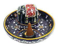 Lacquer Elephant Cone & Sticks Burner – 3.5"D – Sold Individually — view 1
