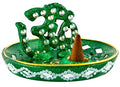 Lacquer Om Symbol Cone & Sticks Burner – 3.5"D – Sold Individually — view 1