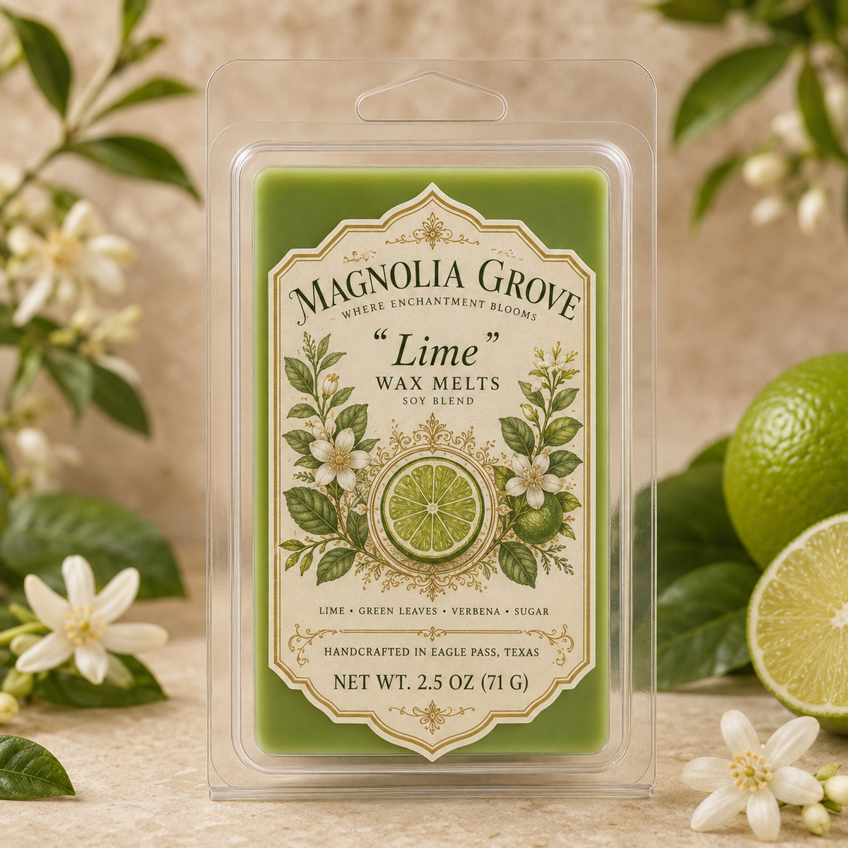 Magnolia Grove Lime Wax Melts