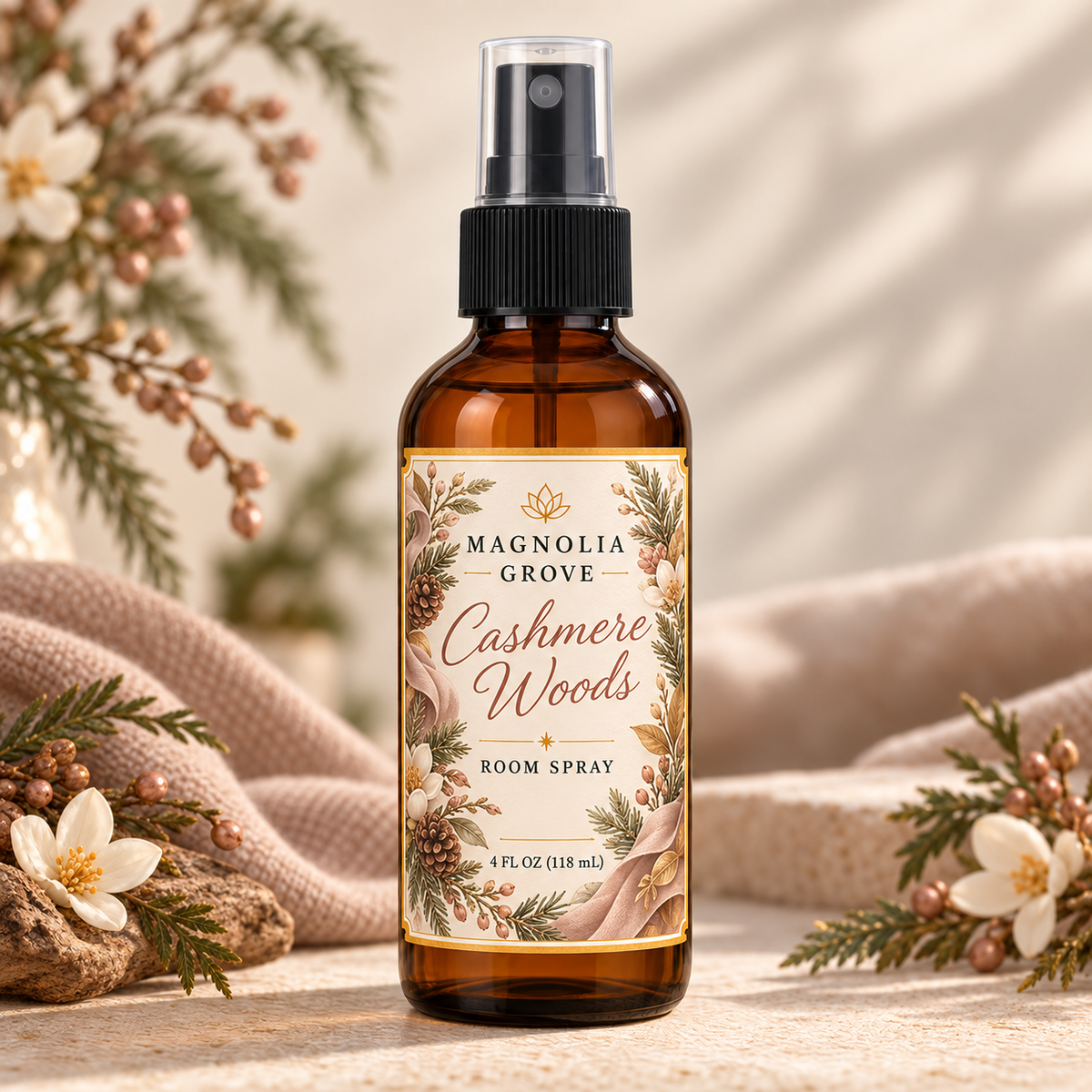 Cashmere Comfort Gift Pack — included room spray: Cashmere Woods