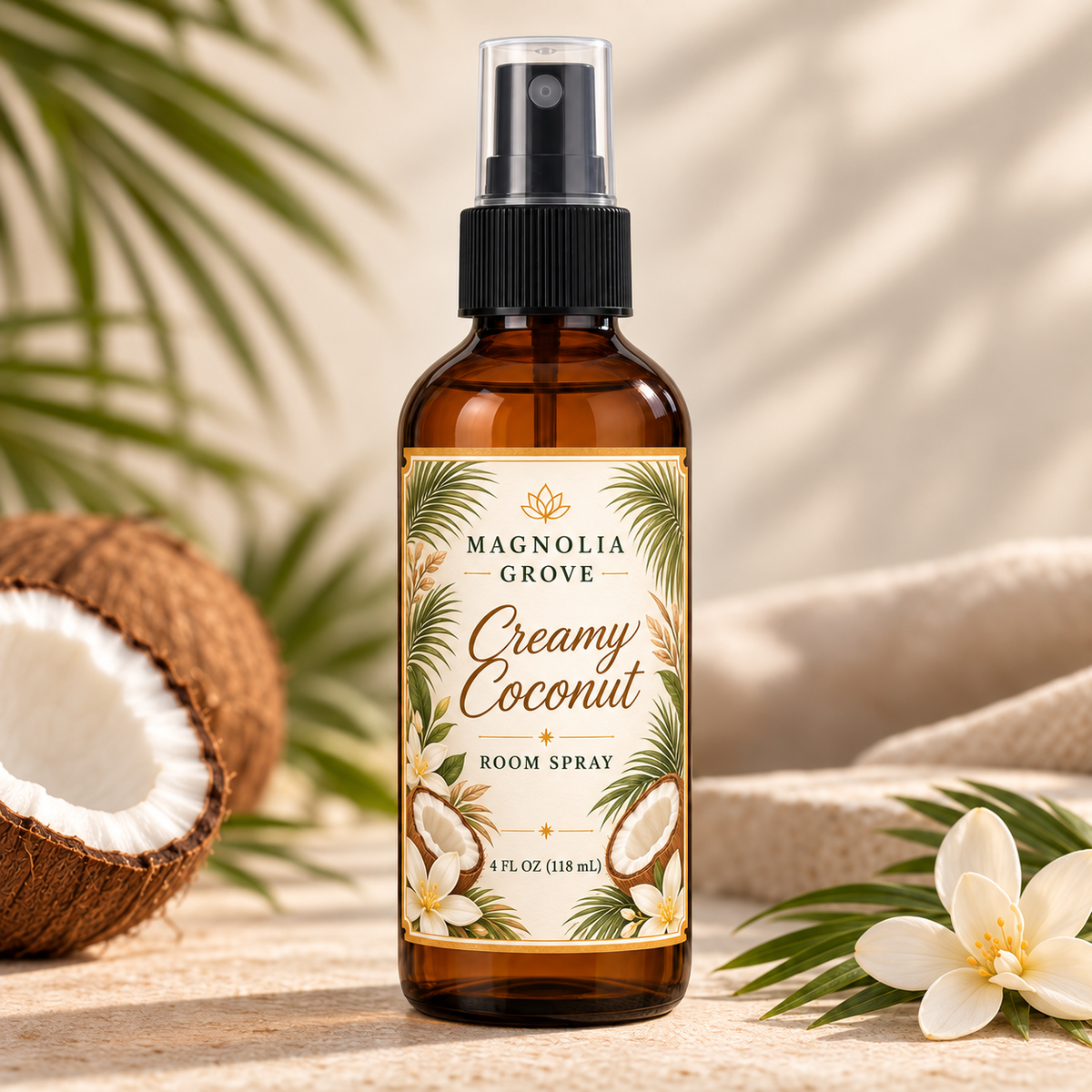 Island Nectar Escape Gift Pack — included room spray: Creamy Coconut