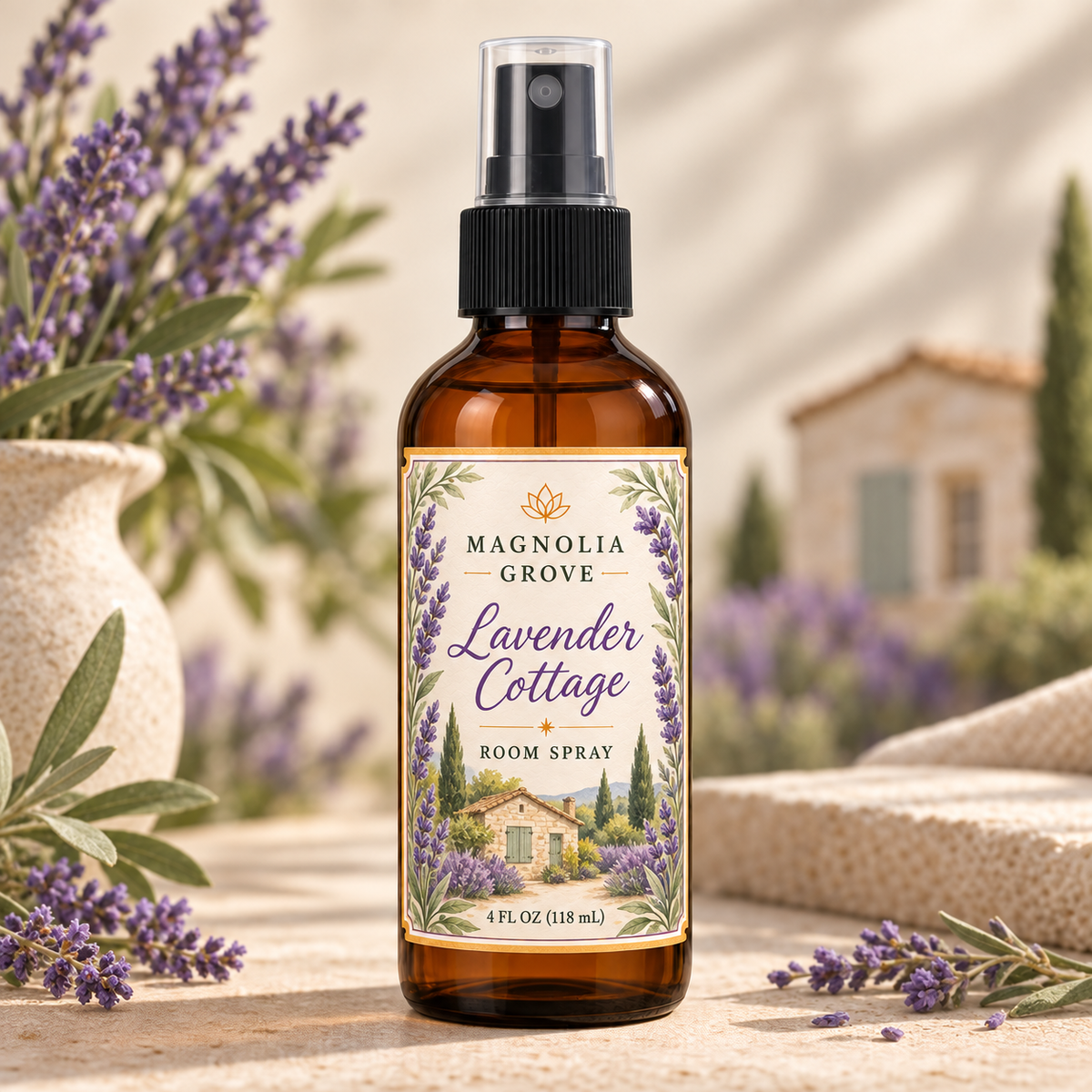 A Little Lavender Luxury Gift Pack — included room spray: Lavender Cottage