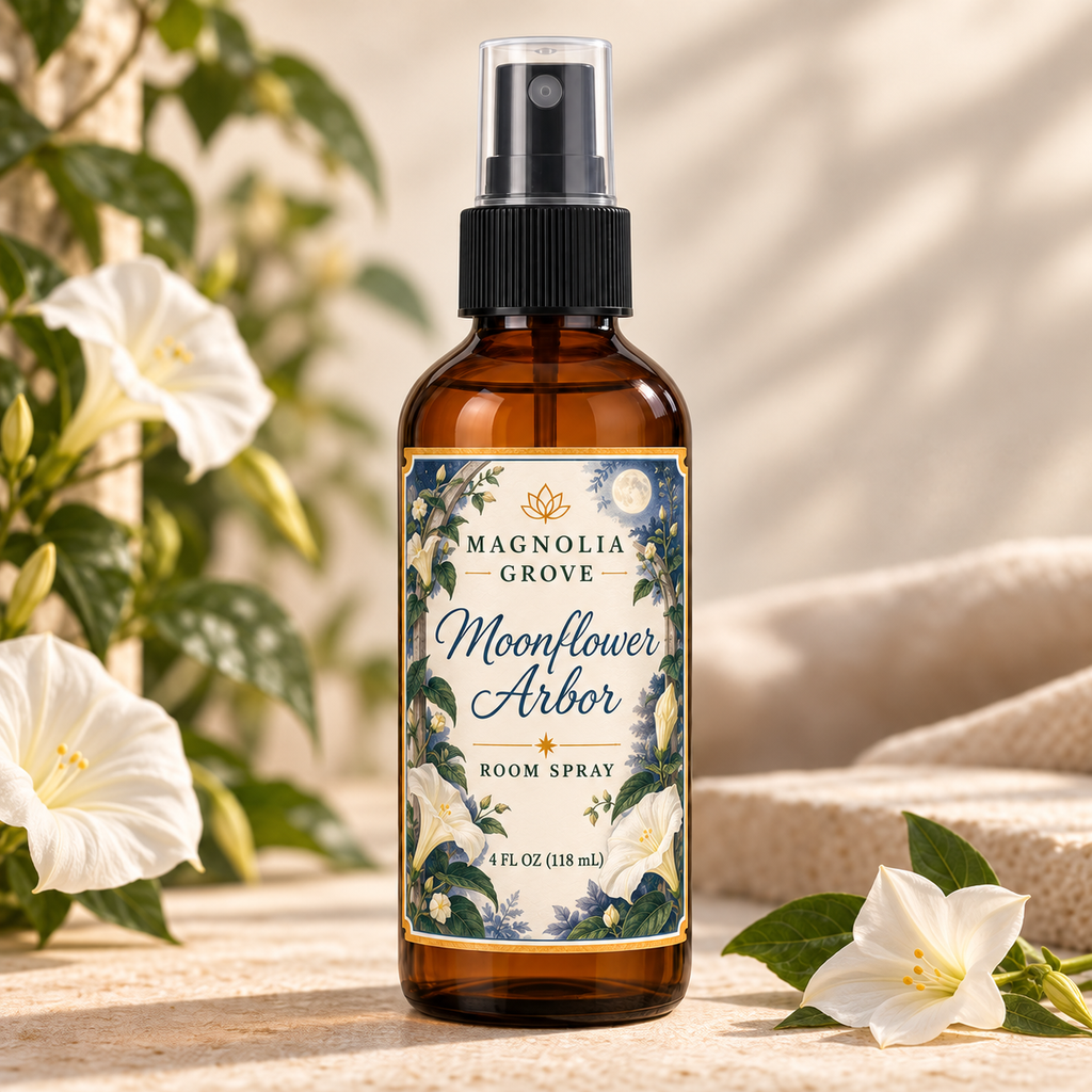 Moonlit Magnolia Gift Pack — included room spray: Moonflower Arbor