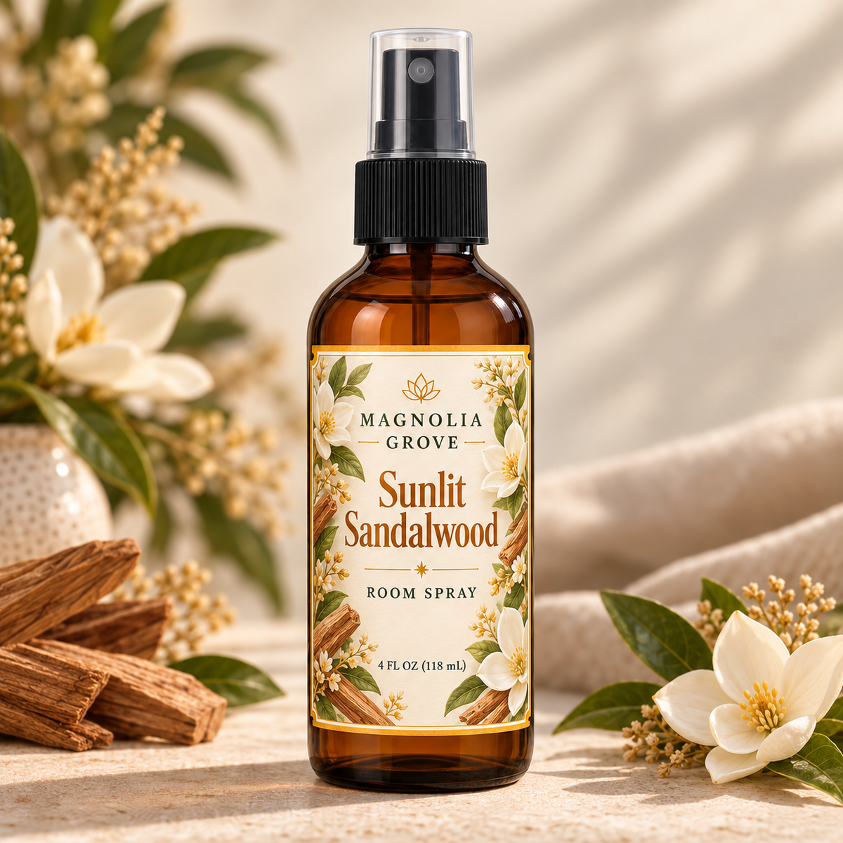 Golden Cashmere Gift Pack — included room spray: Sunlit Sandalwood