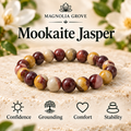 Mookaite Jasper 8mm stretch bracelet hero