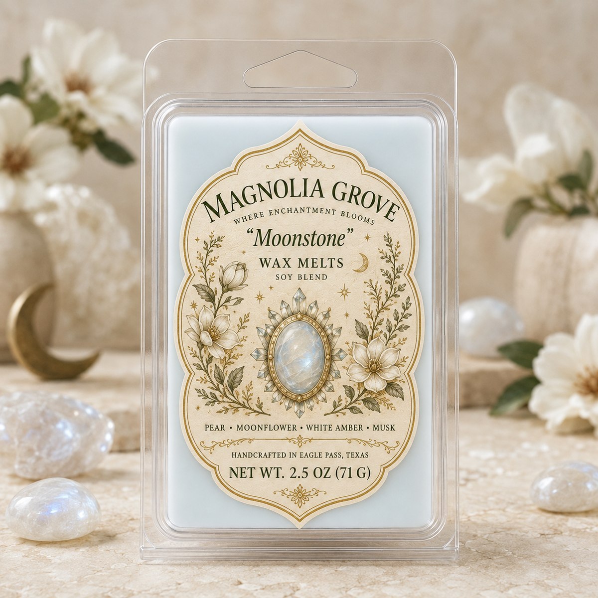 Magnolia Grove Moonstone Wax Melts