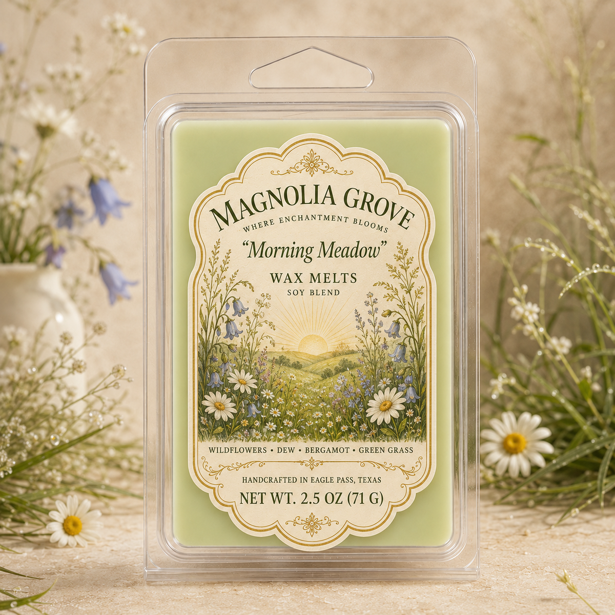 Magnolia Grove Morning Meadow Wax Melts