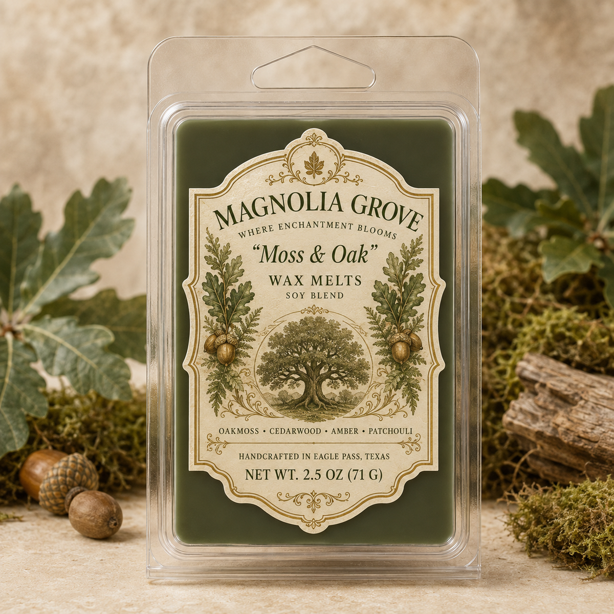 Magnolia Grove Moss & Oak Wax Melts