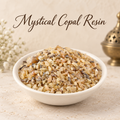 Mystical Copal Resin natural resin incense in an elegant ceramic bowl