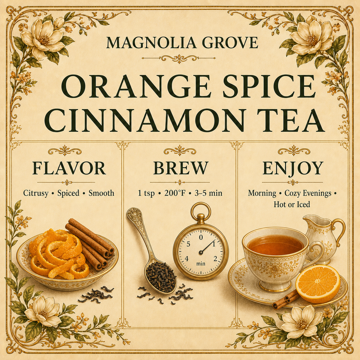 Orange Spice Cinnamon Tea