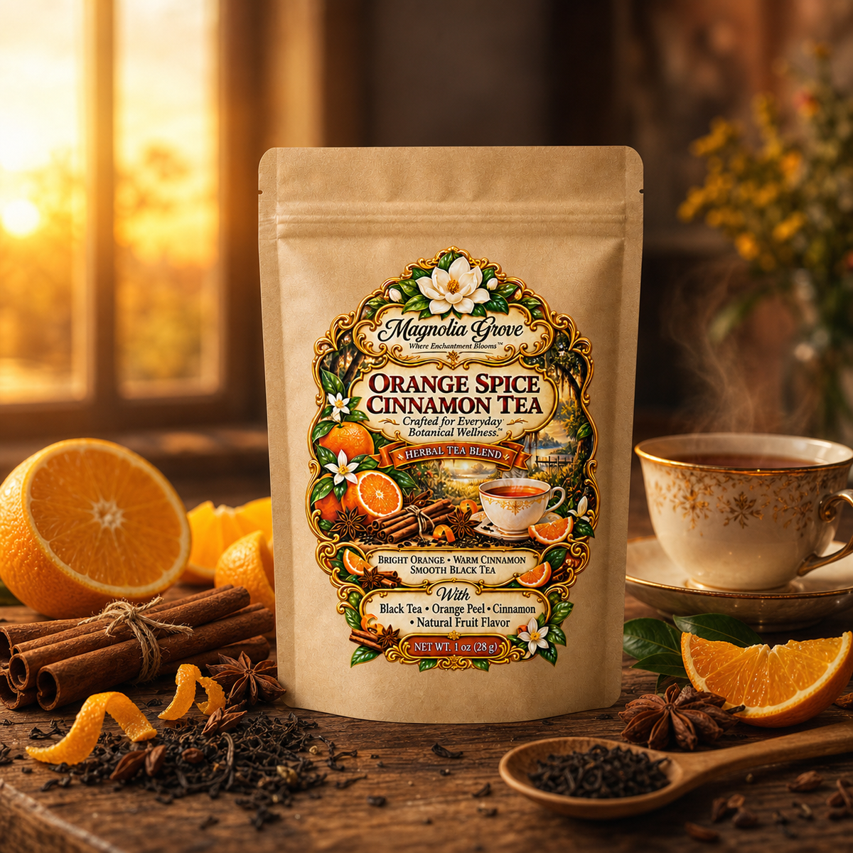 Orange Spice Cinnamon Tea