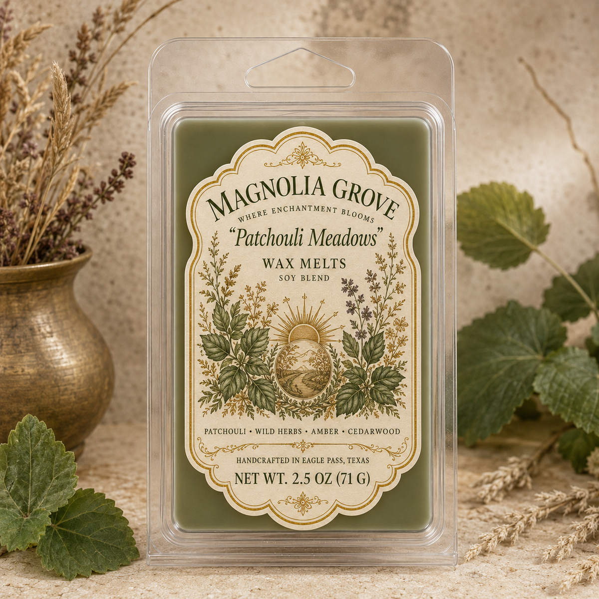 Magnolia Grove Patchouli Meadows Wax Melts