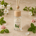Peppermint Car Air Freshener — 8 mL glass bottle with wood cap