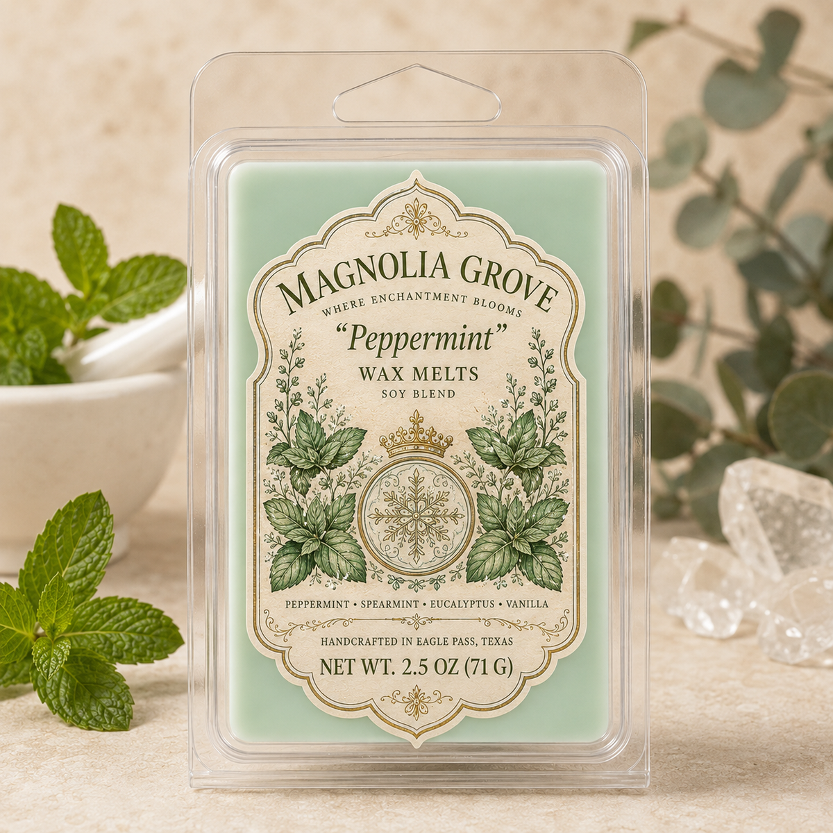 Magnolia Grove Peppermint Wax Melts