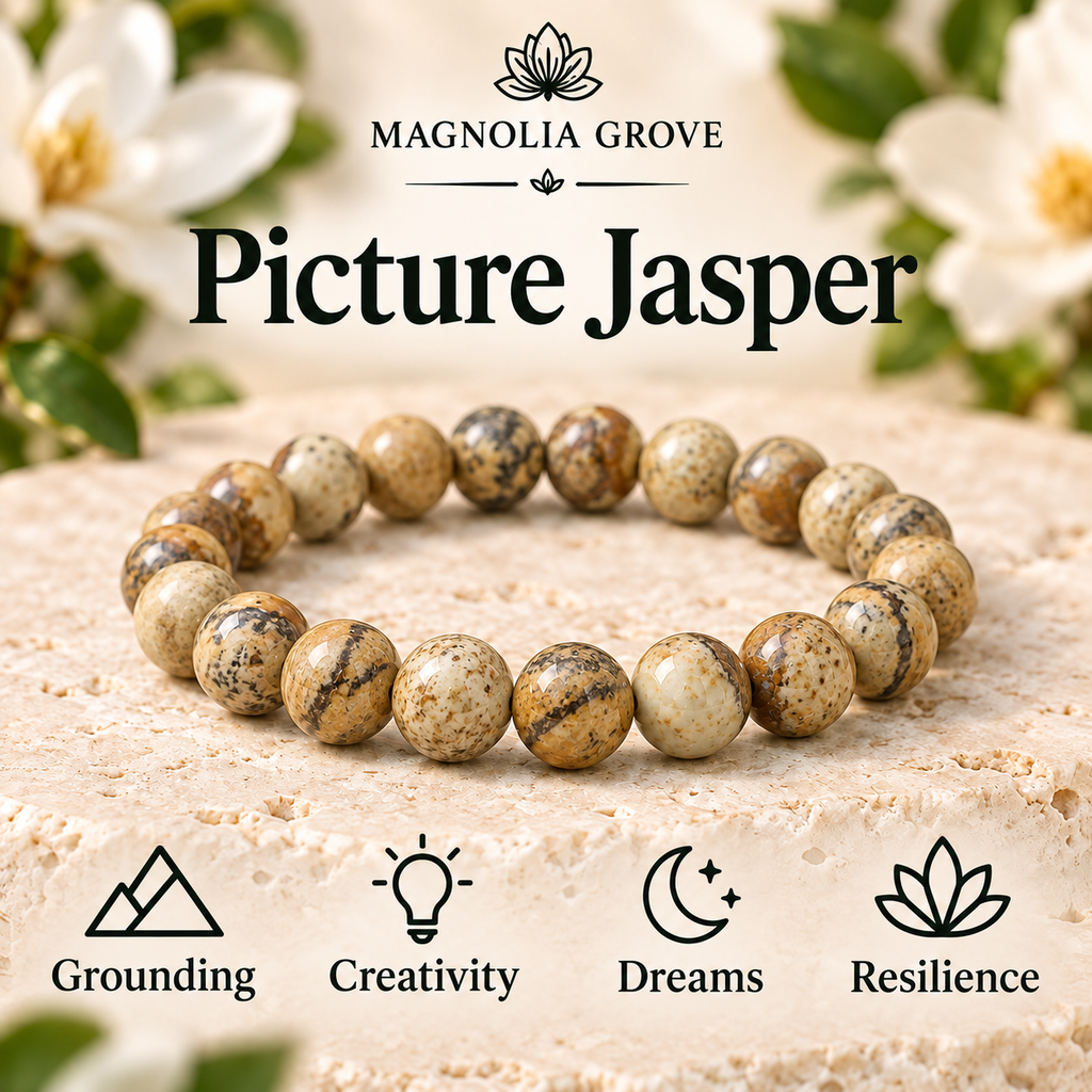 Picture Jasper 8mm stretch bracelet hero