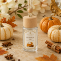 Pumpkin Pie Car Air Freshener — 8 mL glass bottle with wood cap