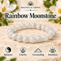 Rainbow Moonstone 8mm stretch bracelet hero