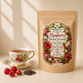 Raspberry Herbal Serenade caffeine-free tea in Magnolia Grove pouch